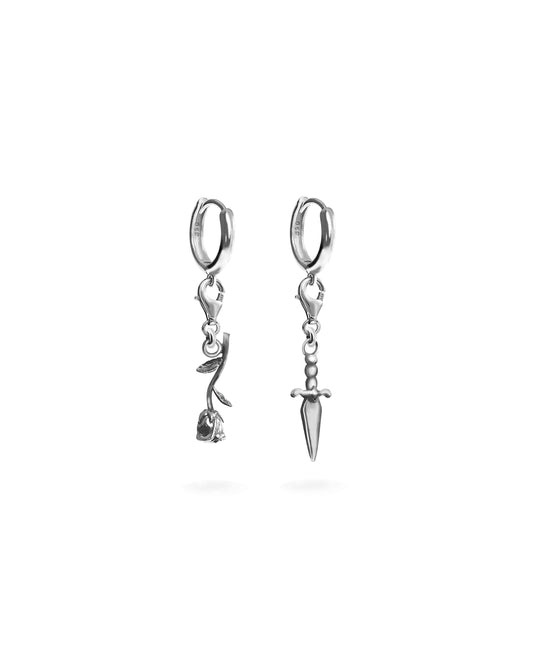 Rose & Dagger Earrings