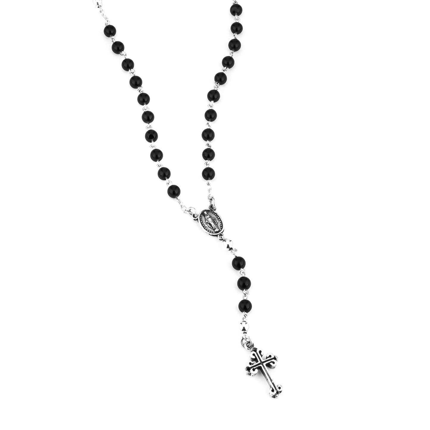 Natural Onyx Rosary