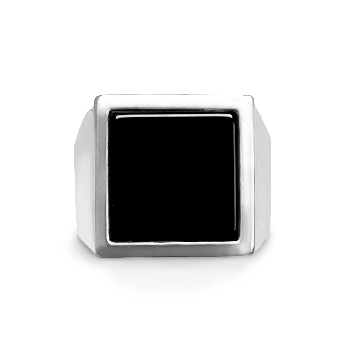 Square Onyx Signet Ring