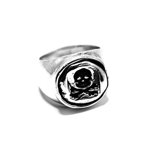 Skull & Crossbones Stamp Ring