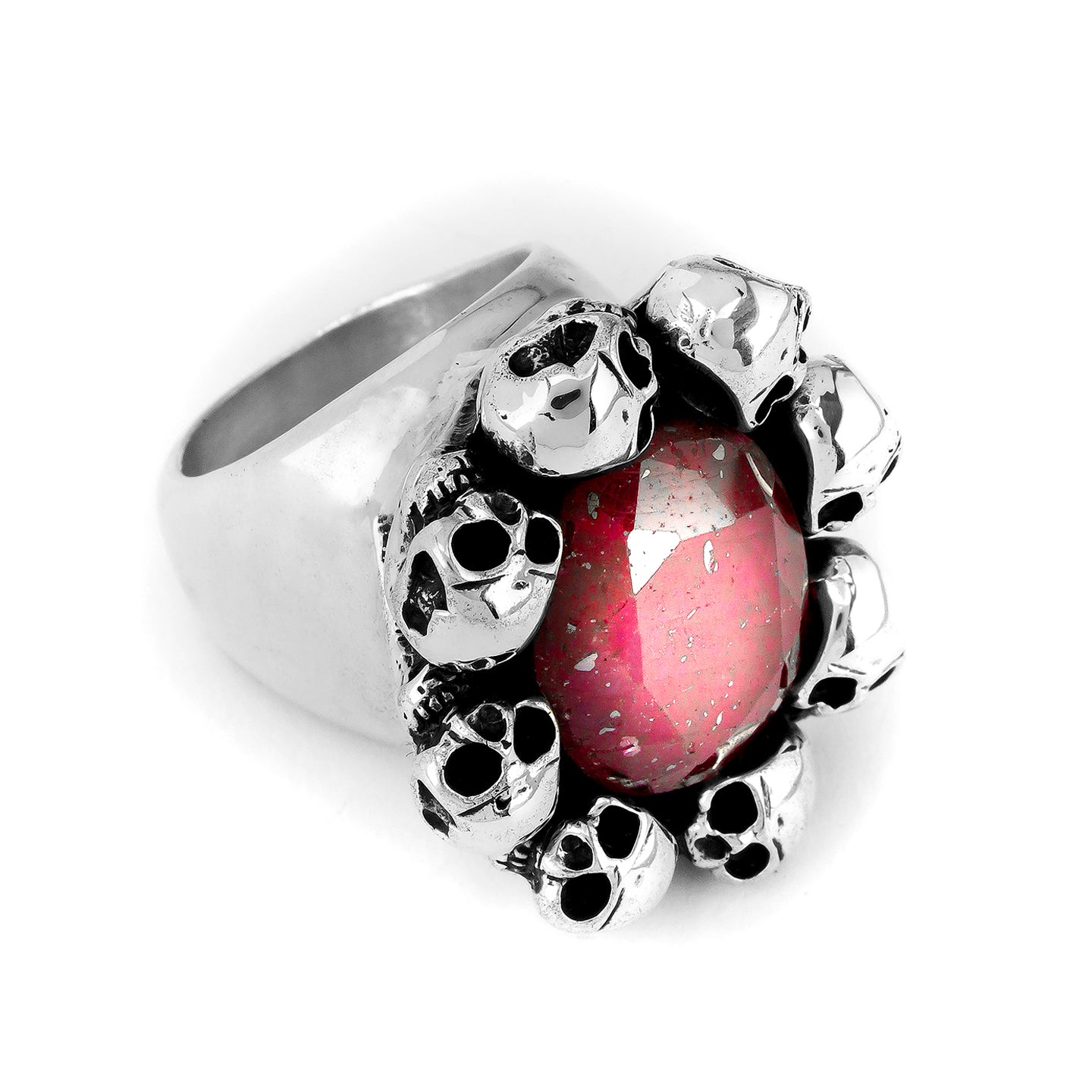 Skull & Stone Ring