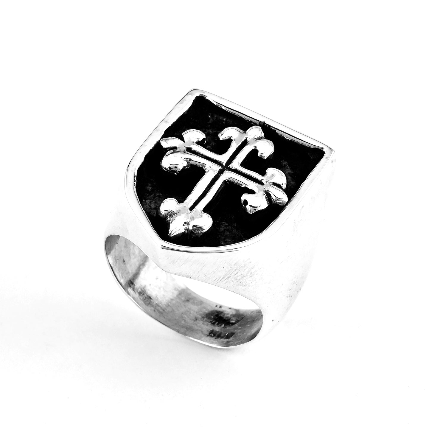 Cross Shield Ring