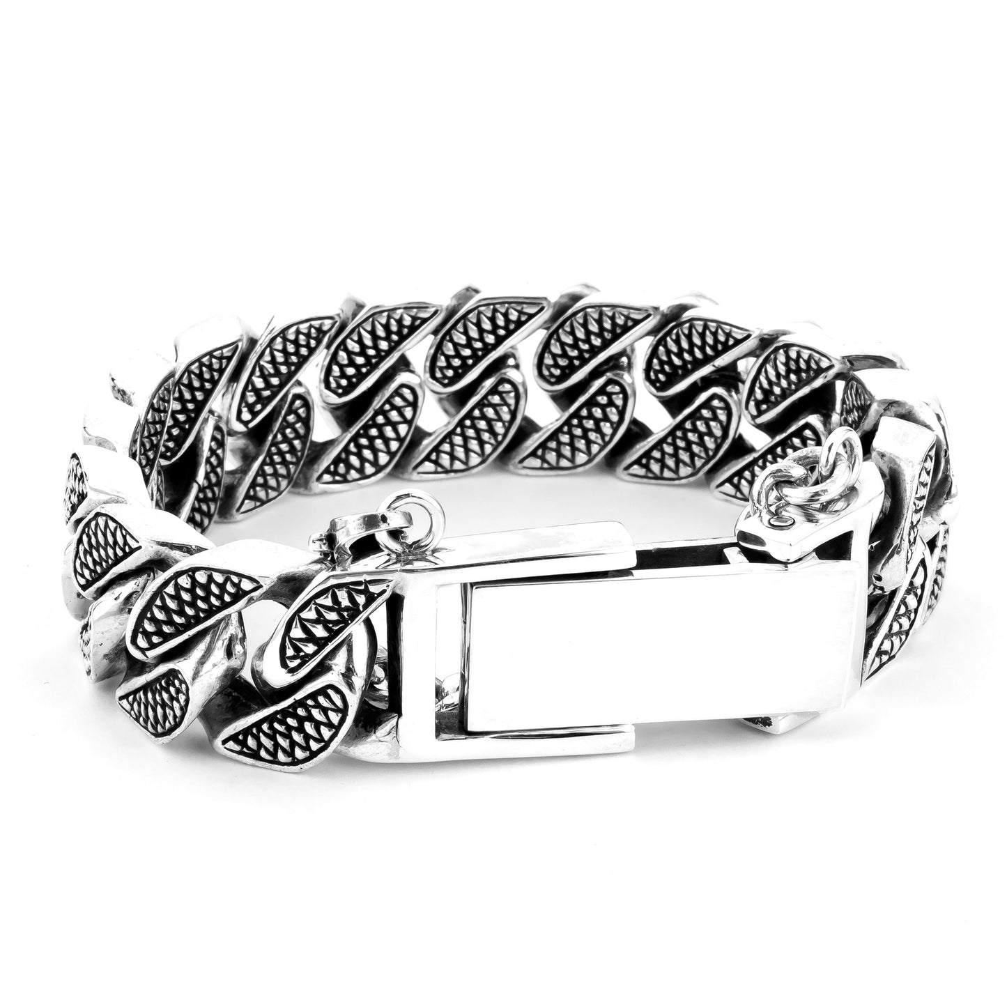 Snake Skin Link Bracelet