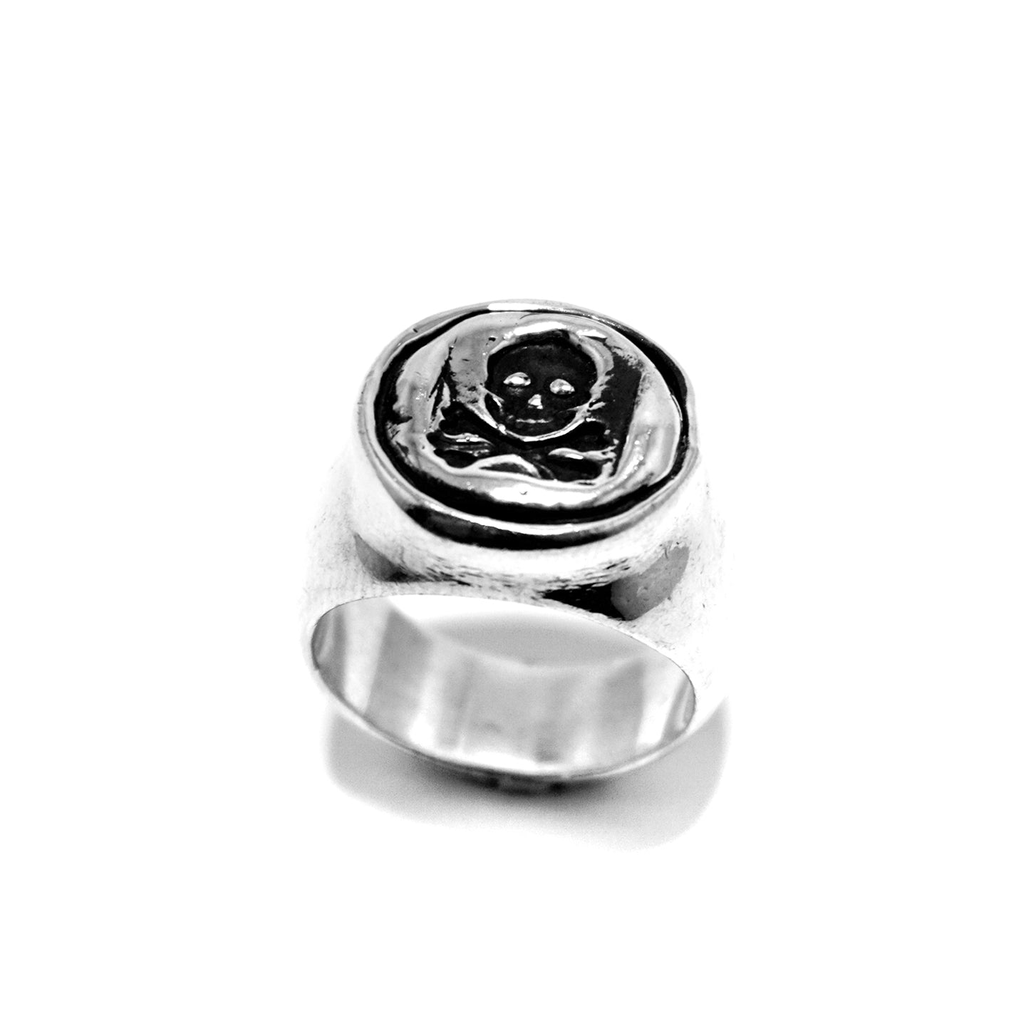 Skull & Crossbones Stamp Ring