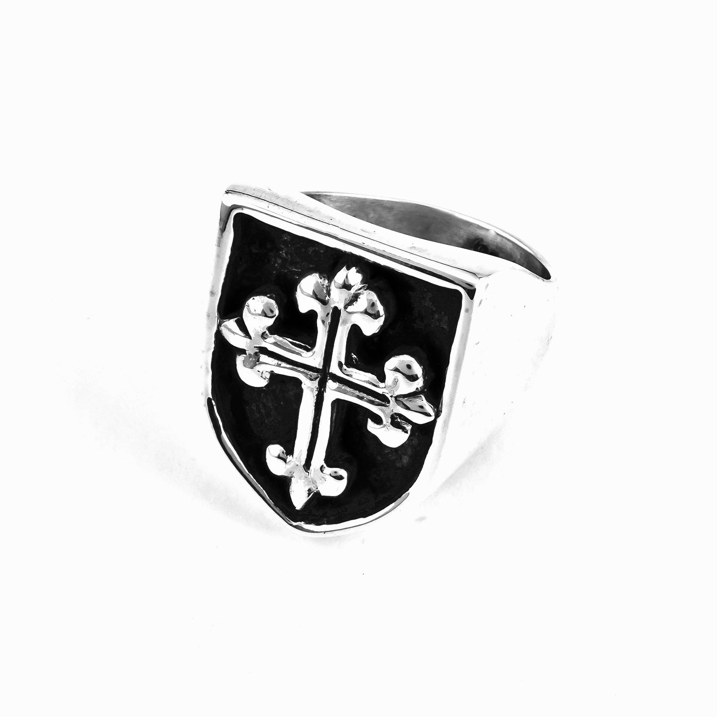 Cross Shield Ring